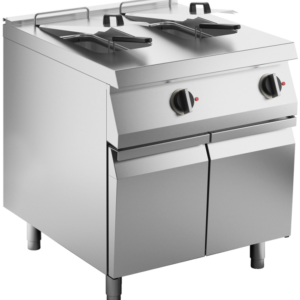KBS Gastrotechnik Elektro-Fritteuse 2 Becken je 15 L Standgerät 24kW