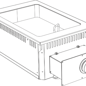KBS Gastrotechnik Multibräter 8,5 Liter Drop In 700 Breite 400mm