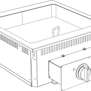 KBS Gastrotechnik Multibräter 13,8 Liter Drop In 700 Breite 600mm