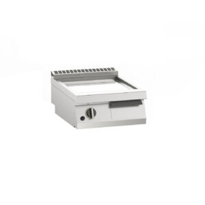 KBS Gastrotechnik Gas-Grillplatte glatt verchromt 11kW mit 1 Heizzone, Auftischgerät