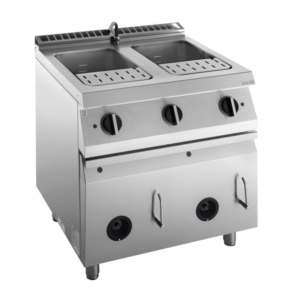 KBS Gastrotechnik Gas-Nudelkocher 2 x 28 L 2 Becken