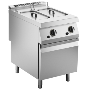 KBS Gastrotechnik Gas-Fritteuse 2 Becken je 10 L Standgerät 20kW