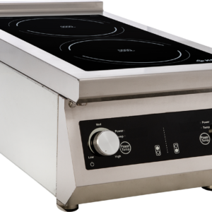 KBS Gastrotechnik Induktion-Auftischkochfläche 2 Kochzonen 2x 5KW