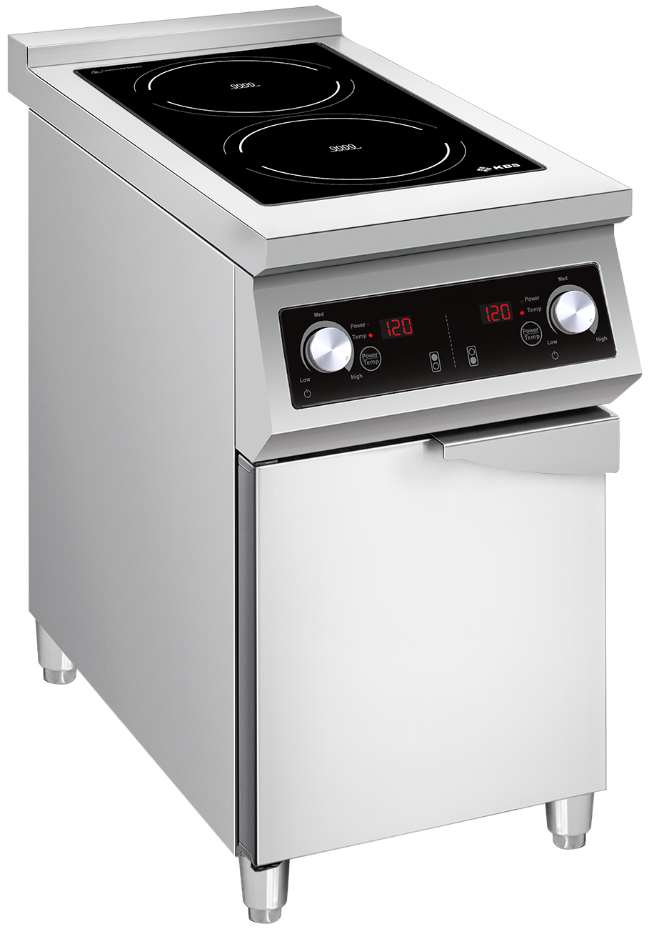 KBS Gastrotechnik Induktionsherd 2 Kochzonen 2x 5KW 1 KBS Gastrotechnik Induktionsherd 2 Kochzonen 2x 5KW