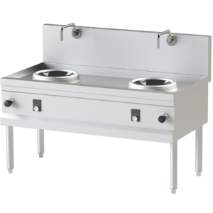 KBS Gastrotechnik Wokherd 2 Brenner Wand-Modell 5kW