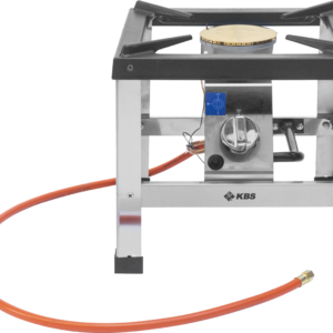 KBS Gastrotechnik Mobiler Gas-Hockerkocher mit Hochleistungsbrenner 6kW