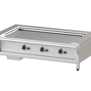 KBS Gastrotechnik Gas Teppanyaki-Grill mit 3 Heizzonen 21 kW Tischgerät