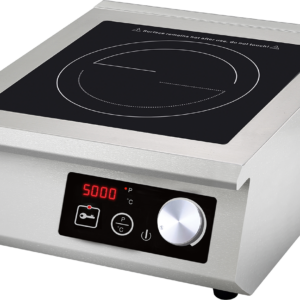 KBS Gastrotechnik Profi-Induktions-Kochfläche 5 KW mit Drehregler SCHOTT CERAN® Feld