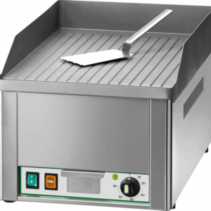 KBS Gastrotechnik Elektro-Grillplatte 1 Heizzone gerillt 3kW