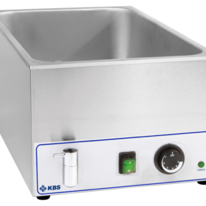 KBS Gastrotechnik Bainmarie mit Ablasshahn für 1x 1/1 GN, h=150 mm