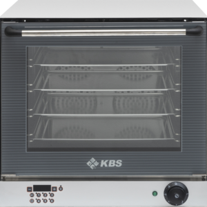 KBS Gastrotechnik Heißluftofen 2,7 kW für 4 Bleche/Roste 430x320mm und digitaler Zeitanzeige