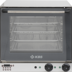 KBS Gastrotechnik Heißluftofen Premium 2,7 kW manuelle Beschwadung Grillfunktion digitale Anzeige