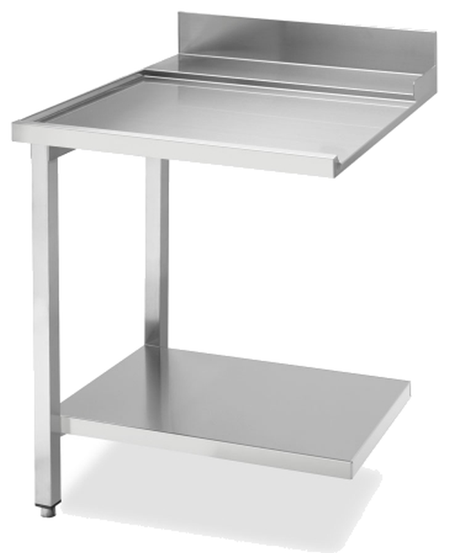 KBS Gastrotechnik Ablauftisch Breite 70cm mit Grundboden, Anbau links 1 KBS Gastrotechnik Ablauftisch Breite 70cm mit Grundboden, Anbau links