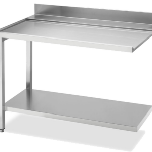 KBS Gastrotechnik Ablauftisch Breite 120cm mit Grundboden, Anbau links