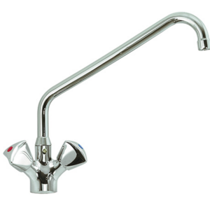 KBS Gastrotechnik STYL Knebel-Mischbatterie mit Schwenkhahn 1/2 Zoll Wasseranschluß