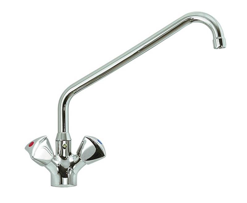 KBS Gastrotechnik STYL Knebel-Mischbatterie mit Schwenkhahn 1/2 Zoll Wasseranschluß 1 KBS Gastrotechnik STYL Knebel-Mischbatterie mit Schwenkhahn 1/2 Zoll Wasseranschluß