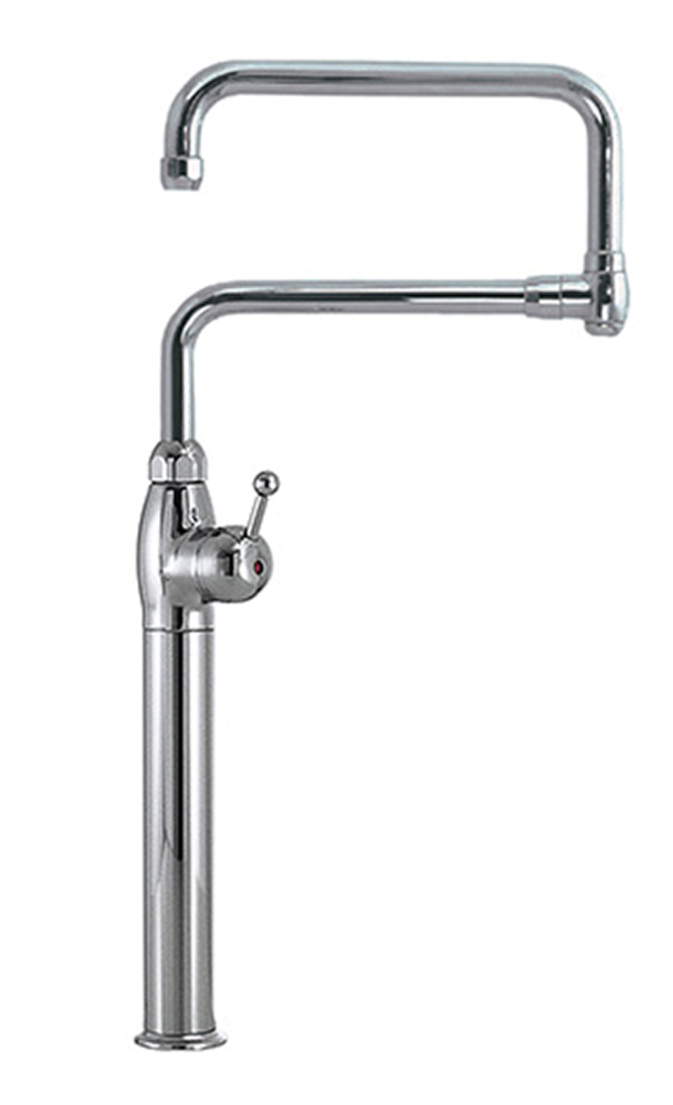 KBS Gastrotechnik PREMIUM Knebel-Mischbatterie mit Doppel Schwenkhahn 1/2 Zoll Wasseranschluß 1 KBS Gastrotechnik PREMIUM Knebel-Mischbatterie mit Doppel Schwenkhahn 1/2 Zoll Wasseranschluß