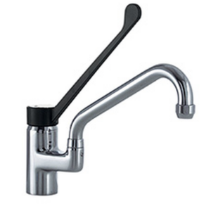 KBS Gastrotechnik PREMIUM Einhebel-Mischbatterie mit Schwenkhahn 3/4 Zoll Wasseranschluß