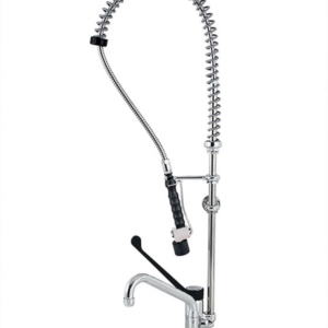 KBS Gastrotechnik PREMIUM LEED Hebel-Geschirrwaschbrause mit Schwenkhahn und LOW-Flow Brause