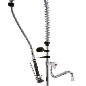 KBS Gastrotechnik STYL Knebel-Geschirrwaschbrause mit Schwenkhahn und Brausekopf BEST-PRO