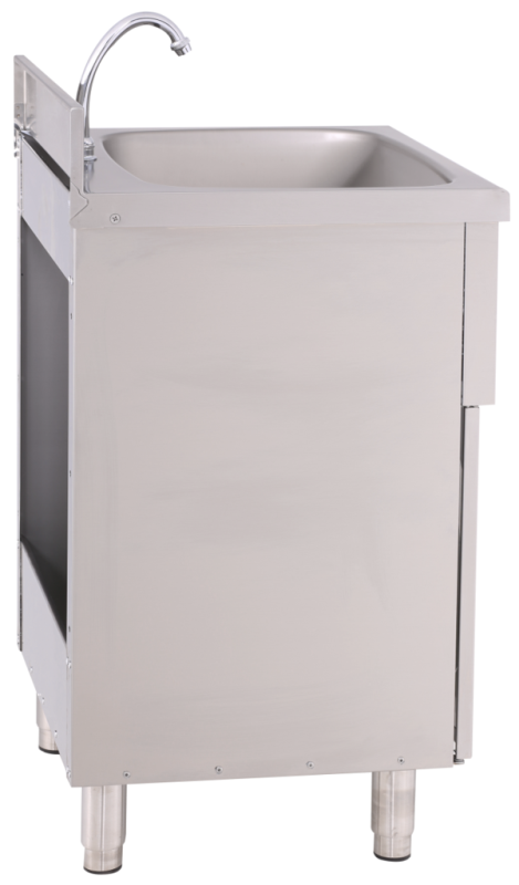 KBS Gastrotechnik Handwaschbecken eckige Form, 50x40x85 cm 3 KBS Gastrotechnik Handwaschbecken eckige Form, 50x40x85 cm – Bild 3