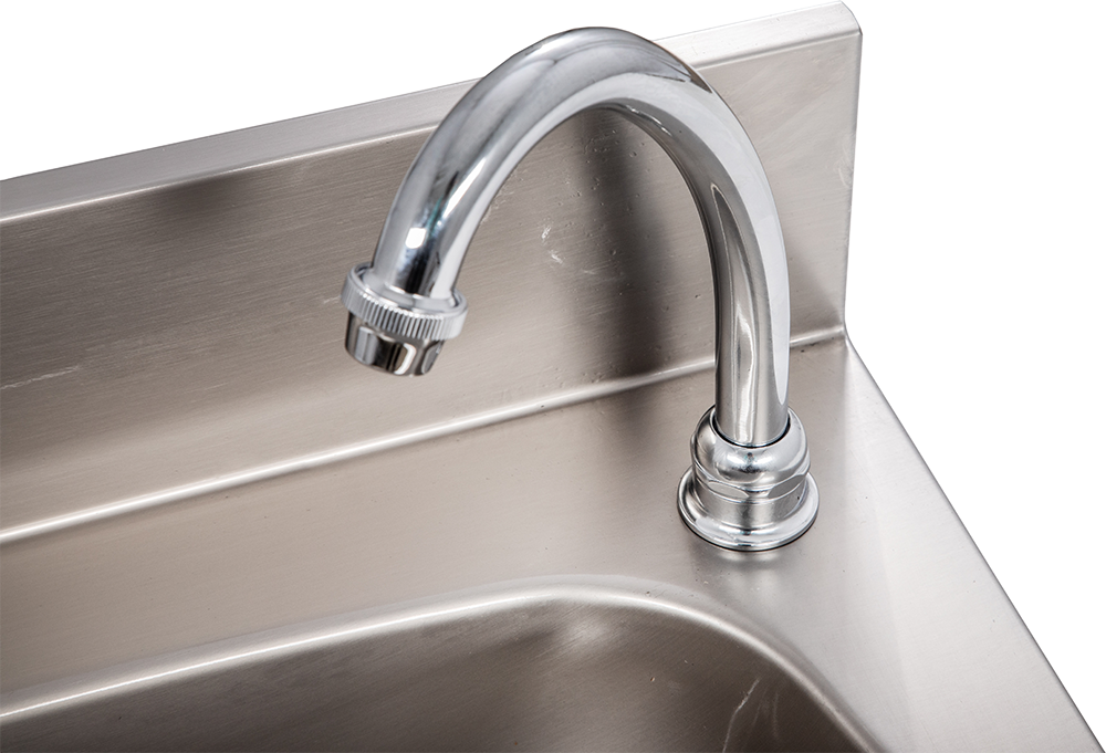 KBS Gastrotechnik Handwaschbecken eckige Form BxT 50x40cm, zeitgesteuert 2 KBS Gastrotechnik Handwaschbecken eckige Form BxT 50x40cm, zeitgesteuert – Bild 2