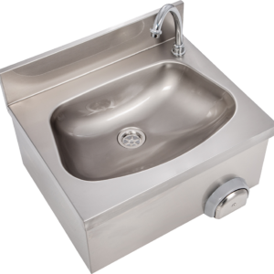 KBS Gastrotechnik Handwaschbecken eckige Form BxT 50x40cm, zeitgesteuert