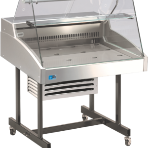 KBS Gastrotechnik Mehrzweckvitrine Delicious 1500 mit geradem Glasaufbau