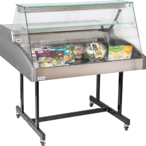 KBS Gastrotechnik Mehrzweckvitrine Super 750 mit geradem Glasaufbau