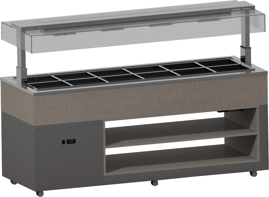 KBS Gastrotechnik Bain-Marie Isola 4 M BM VR 4x GN 1/1 1 KBS Gastrotechnik Bain-Marie Isola 4 M BM VR 4x GN 1/1