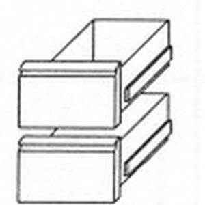KBS Gastrotechnik Schubladensatz 1/2 +1/2 Kühltischschubladensatz KTE Serie