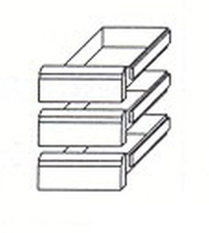 KBS Gastrotechnik Schubladensatz 3 x 1/3 für Kühltisch Classic 1 KBS Gastrotechnik Schubladensatz 3 x 1/3 für Kühltisch Classic