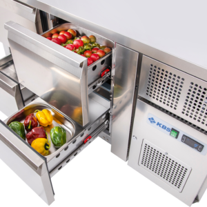 KBS Gastrotechnik Schubladensatz 1/3 +2/3 Kühltischschubladensatz