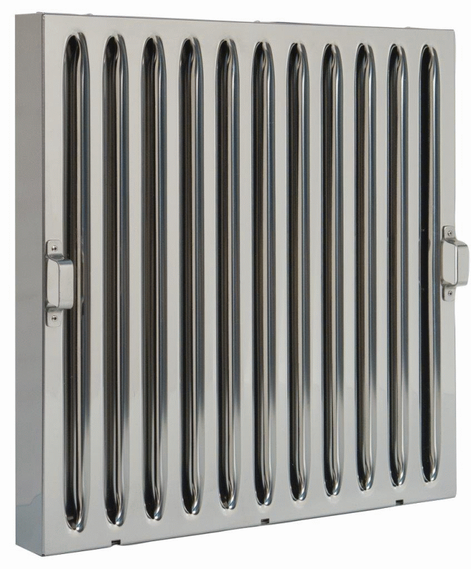 KBS Gastrotechnik Hochwiderstands-Flammschutzfilter CNS, Typ A 495x495x25 mm 1 KBS Gastrotechnik Hochwiderstands-Flammschutzfilter CNS, Typ A 495x495x25 mm