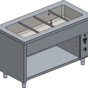 KBS Gastrotechnik Bain-Marie Wasserbad Modul 2 GN 1/1
