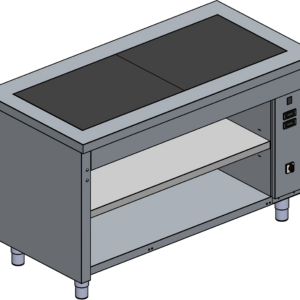 KBS Gastrotechnik Glaskeramik-Warmhalteplatte Modul 4 GN 1/1
