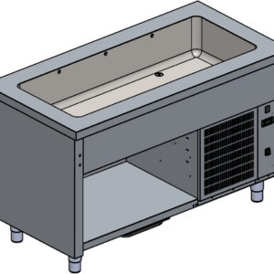KBS Gastrotechnik Kühlwanne mit stiller Kühlung Modul 2 GN 1/1