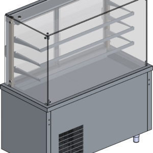 KBS Gastrotechnik Kühlvitrine Umluft Modul 4 GN 1/1
