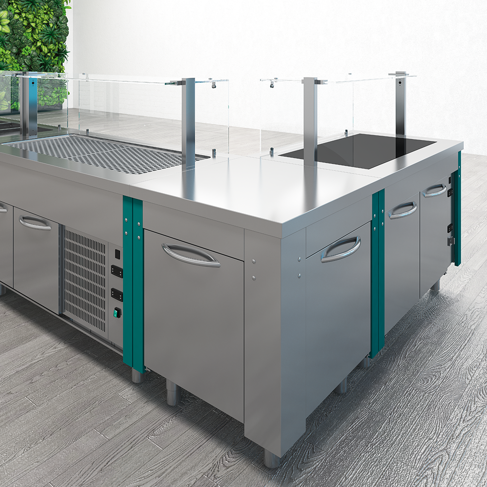 KBS Gastrotechnik Eckelement Außen Modul 90° 2 KBS Gastrotechnik Eckelement Außen Modul 90° – Bild 2
