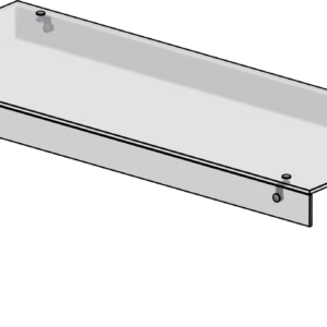 KBS Gastrotechnik Hustenschutz Doppelglas gerade Modul 2 GN 1/1