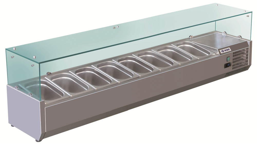 KBS Gastrotechnik Kühlaufsatz RX1800 (Glas) 1 KBS Gastrotechnik Kühlaufsatz RX1800 (Glas)