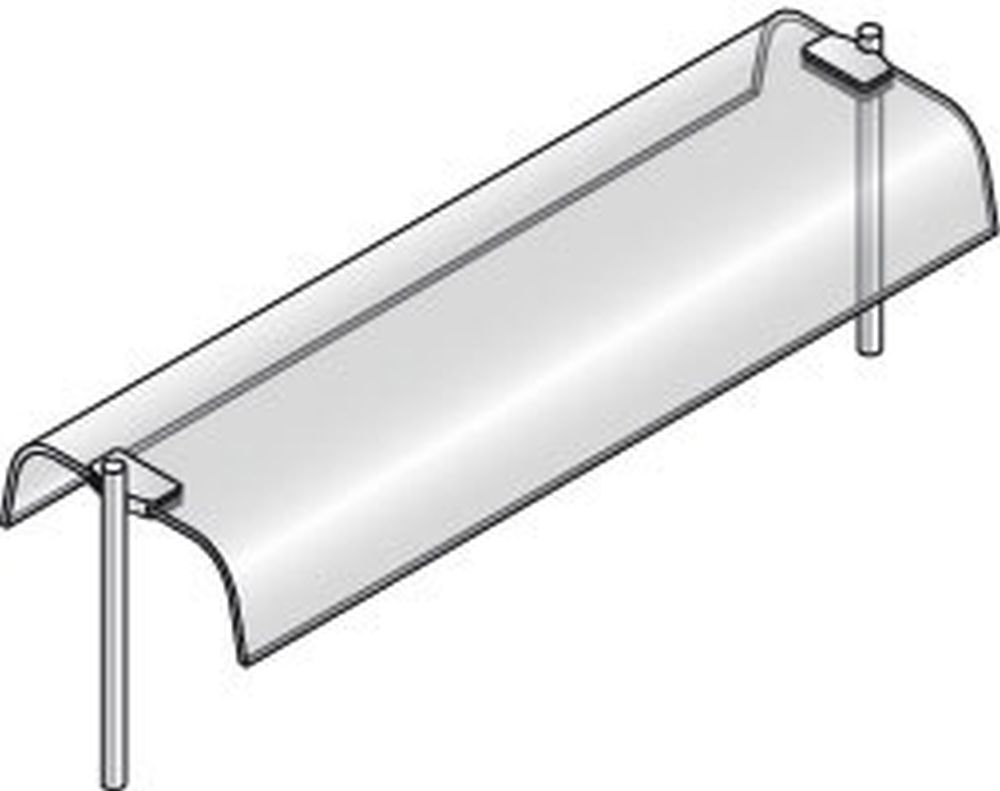 KBS Gastrotechnik HUS 5 - 2-40 Hustenschutz für Einbauwanne und Einbauplatte 1 KBS Gastrotechnik HUS 5 - 2-40 Hustenschutz für Einbauwanne und Einbauplatte