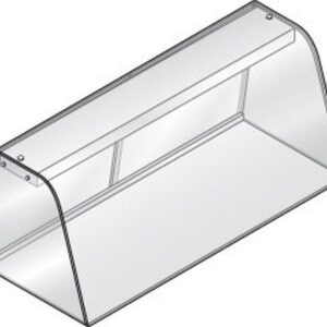 KBS Gastrotechnik Hustenschutz neutral GN 4/1 für Einbauwanne und Einbauplatte