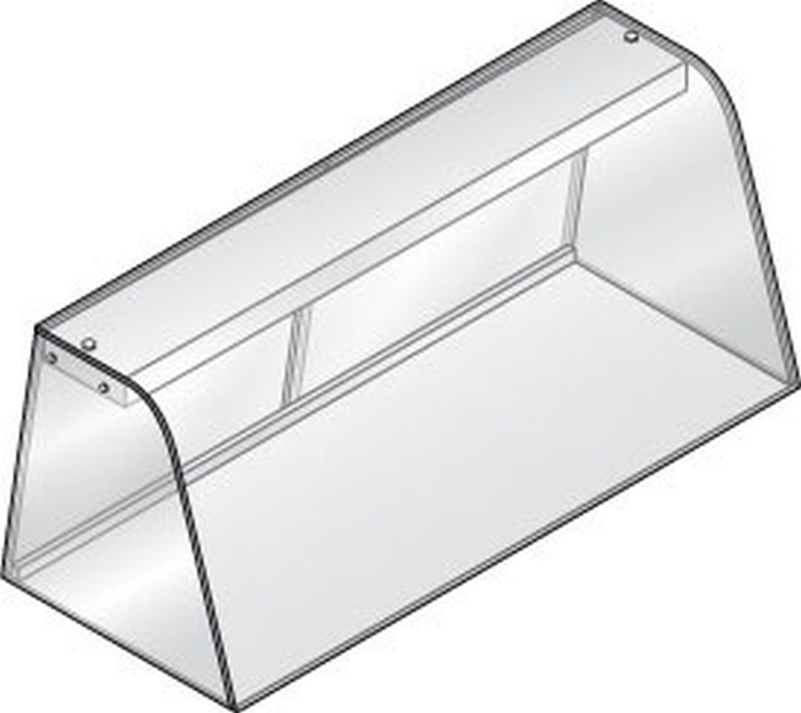 KBS Gastrotechnik Hustenschutz neutral GN 4/1 für Einbauwanne und Einbauplatte 1 KBS Gastrotechnik Hustenschutz neutral GN 4/1 für Einbauwanne und Einbauplatte