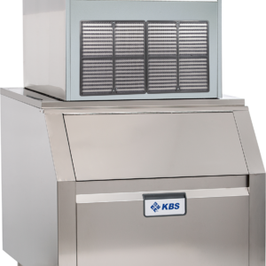 KBS Gastrotechnik Flockeneisbereiter KF 505 L inklusive Vorratsbehälter und Abdeckung