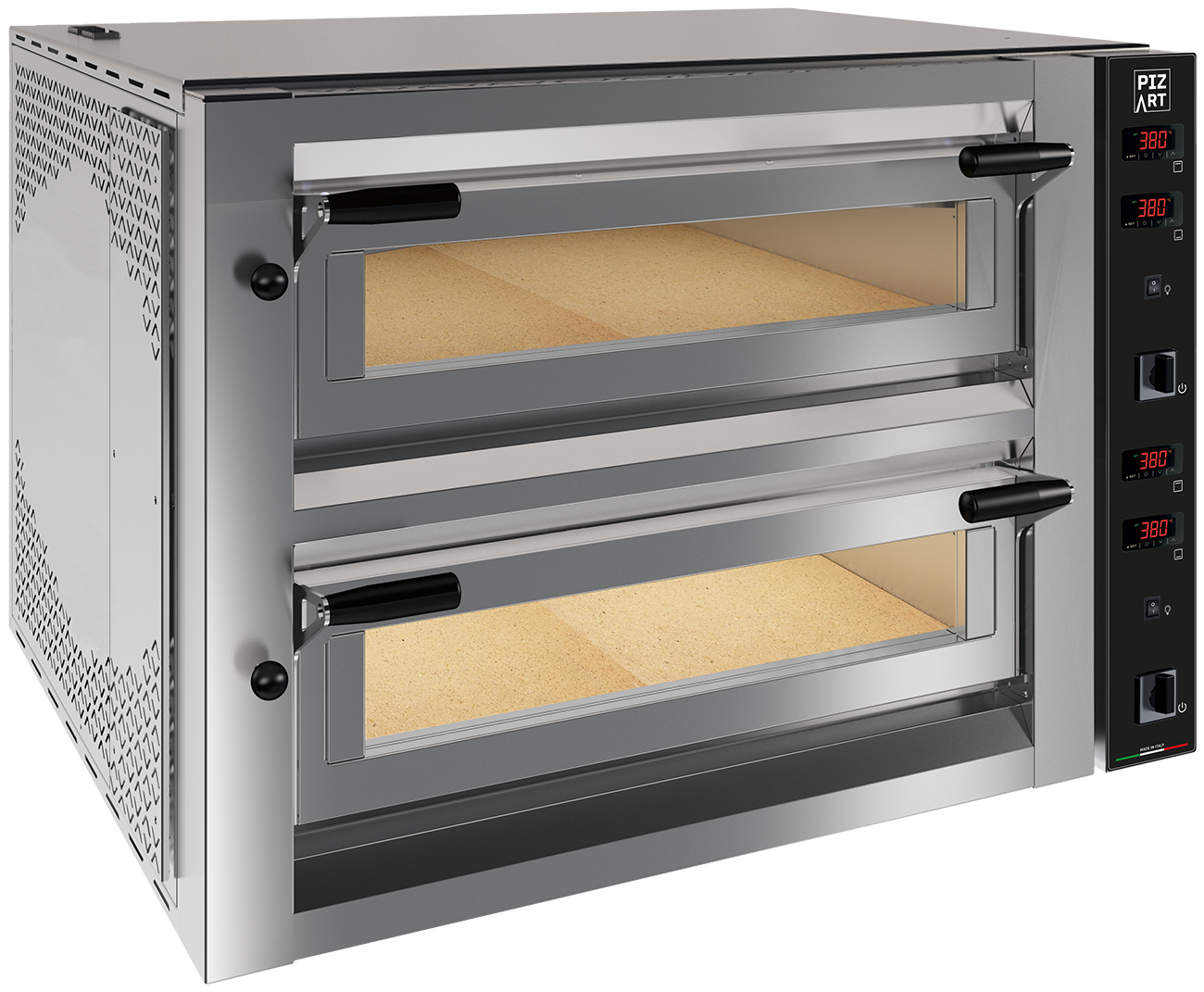 KBS Gastrotechnik Pizzaofen Master 6+6 für 12 Pizzen ø35cm elektro 17,7 kW 1 KBS Gastrotechnik Pizzaofen Master 6+6 für 12 Pizzen ø35cm elektro 17,7 kW