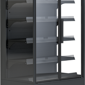 KBS Gastrotechnik Wandkühlregal Variant 107 Black Line mit Drehtüren