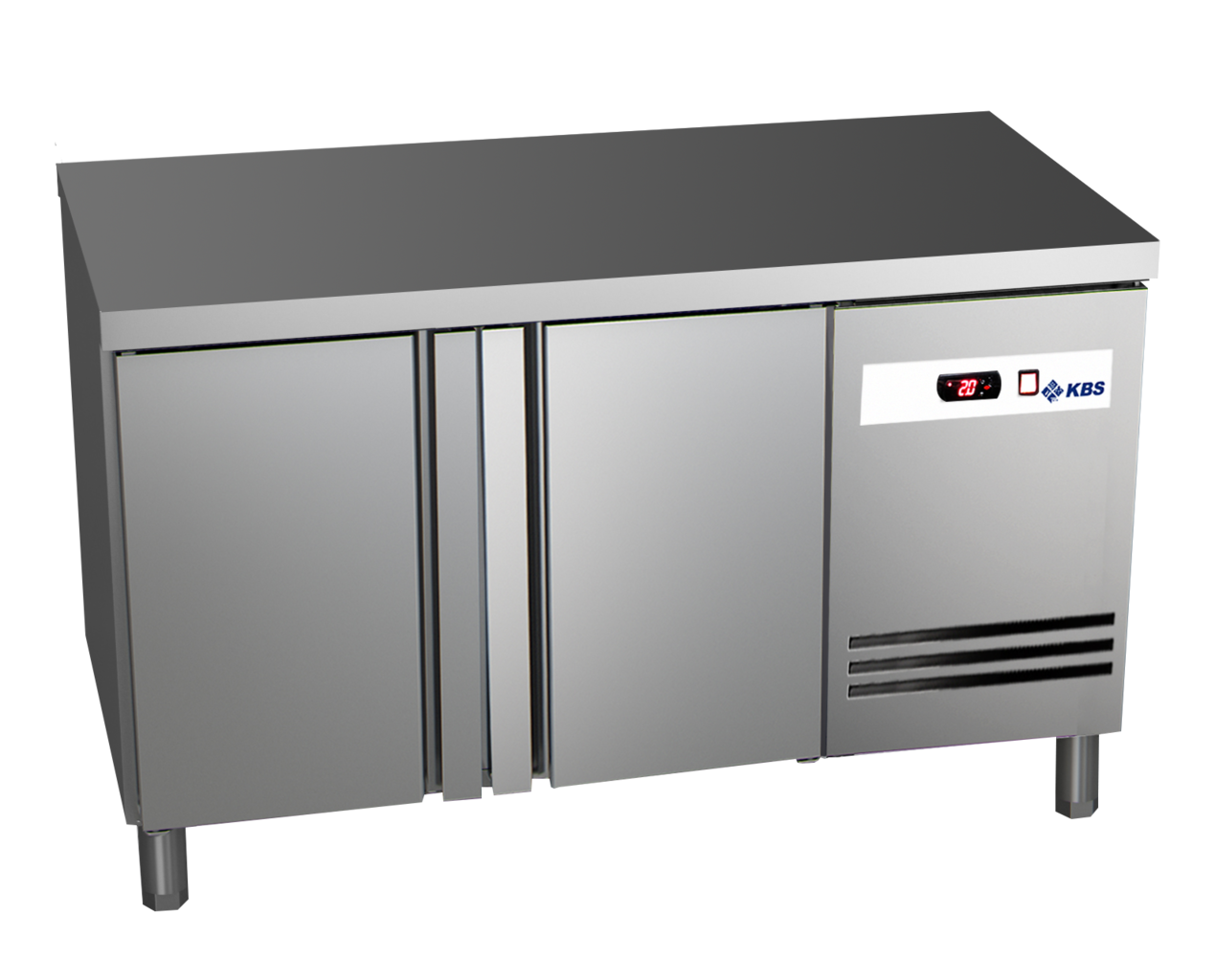 KBS Gastrotechnik Kühltisch Ready KT2100 mit Arbeitsplatte 2 Türen 1 KBS Gastrotechnik Kühltisch Ready KT2100 mit Arbeitsplatte 2 Türen