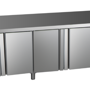 KBS Gastrotechnik Kühltisch Ready KT4600 mit Arbeitsplatte 4 Türen