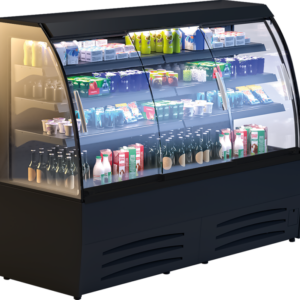 KBS Gastrotechnik Wandkühlregal Luna 90 DP mit Schiebetüren